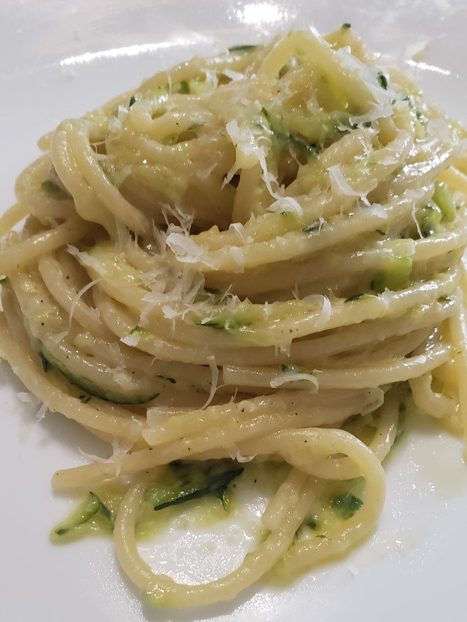 Creamy Zucchini Pasta - Thrive Nutrition RDN